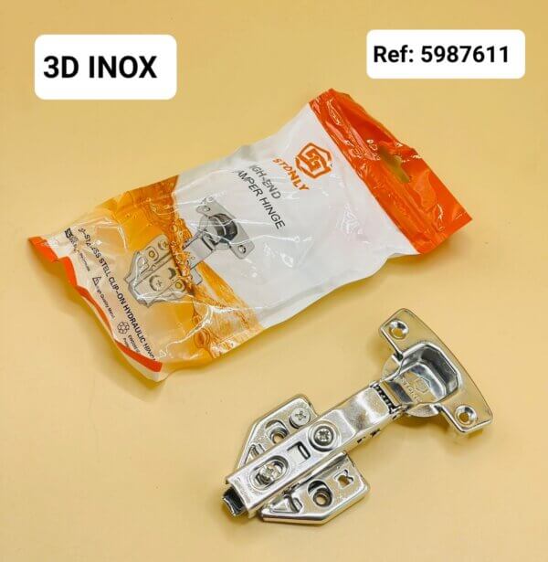 charnières 3D inox