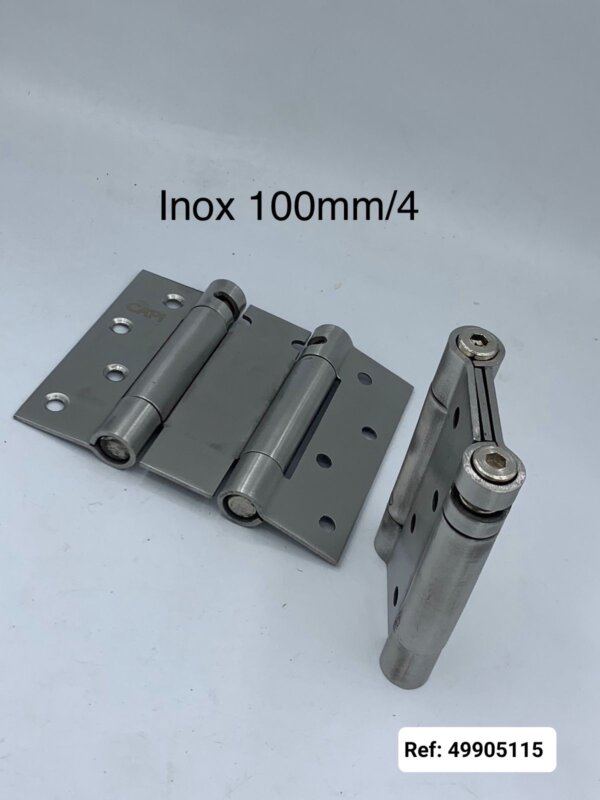 charnière double action DVD 100mm/4