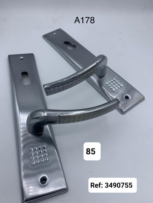 Poignée de porte à levier en aluminium