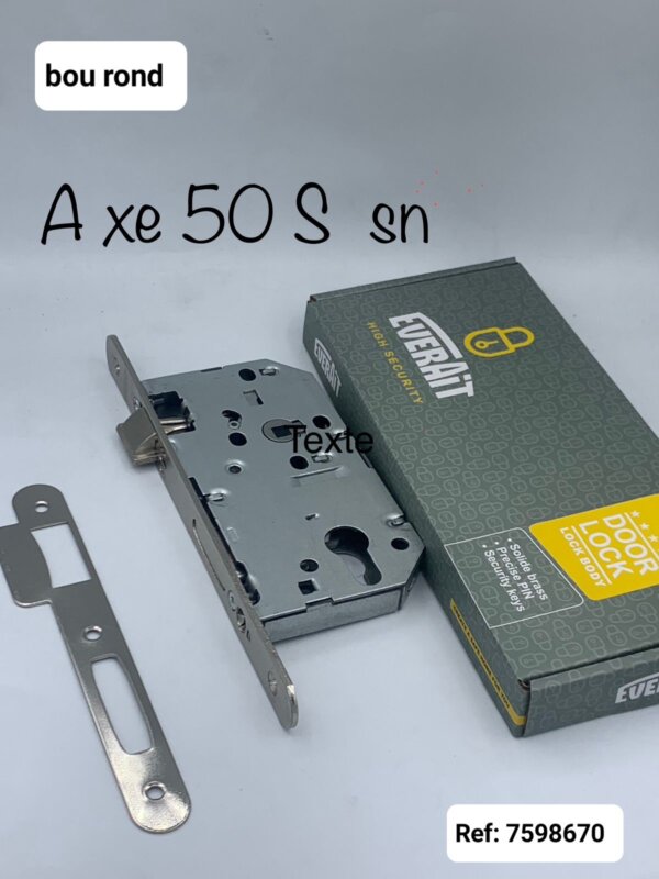 serrure encastrée a xe 50 SN