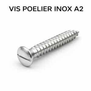 vis poelier INOX A2